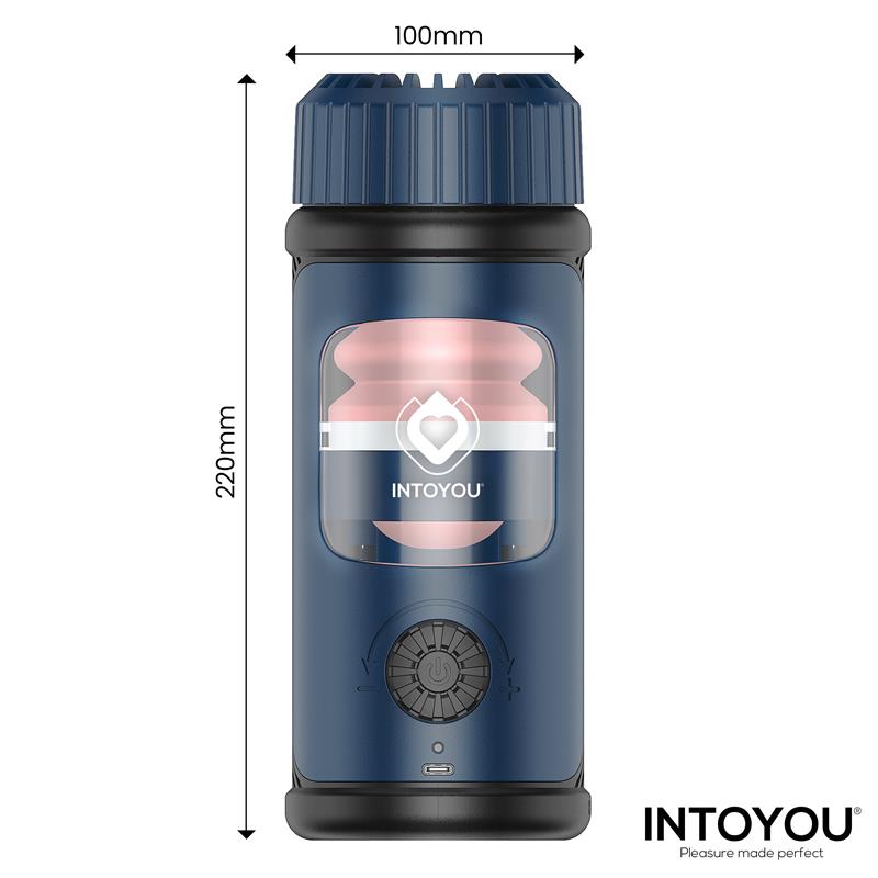 INTOYOU Tenkro Masturbator wit Thrusting and Heat USB-C