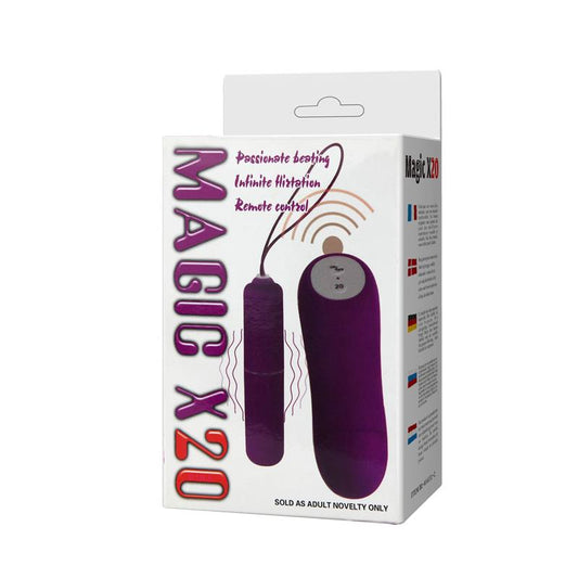 BAILE Vibrating Bullet Magic X20 Purple