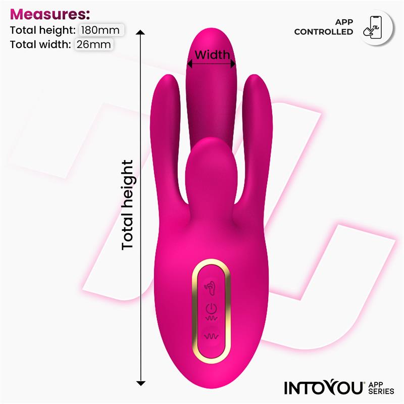 INTOYOU APP SERIES Derek Vibe with Finger Function 3 Motors and App