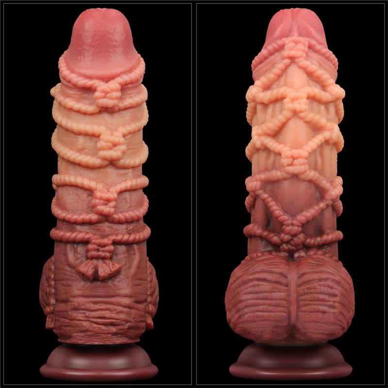 LOVETOY Dildo Dual Layer King Size Nature 9.5"