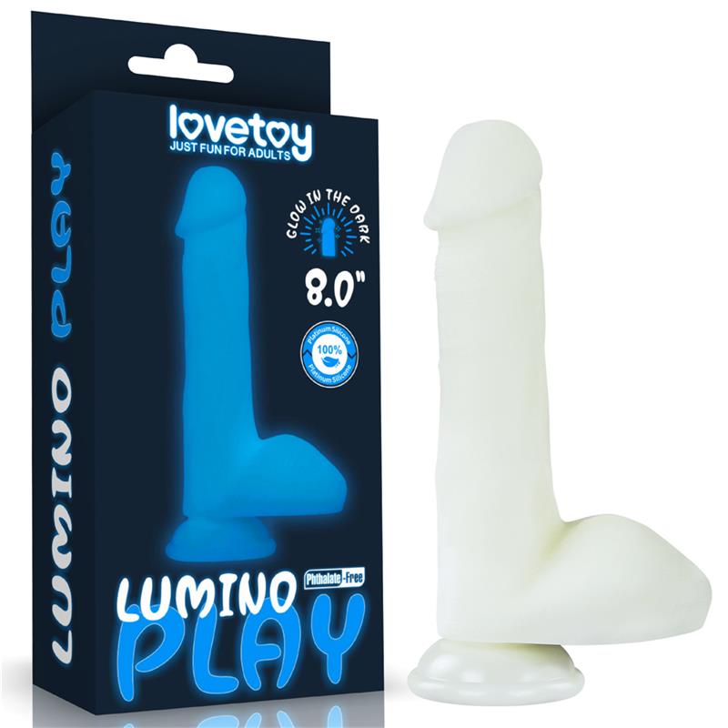 LOVETOY Dildo Lumino Play 8.0"