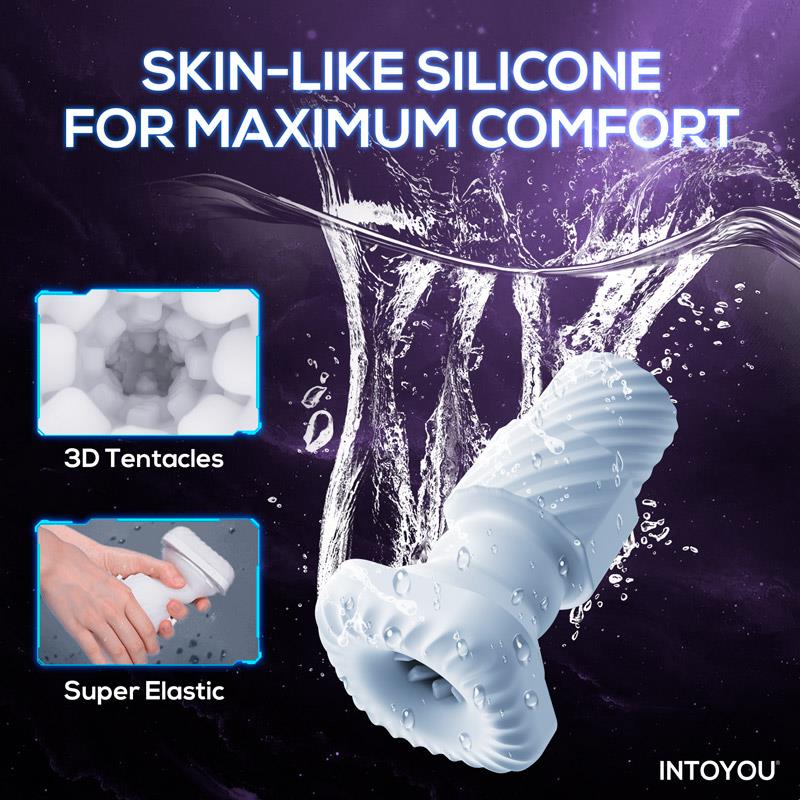 INTOYOU Elon Intelligent Masturbator with Up and Down Movement, Vibration, Heat and Phone Holder