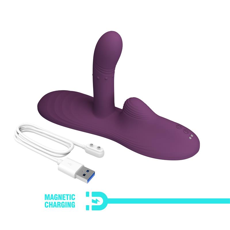 PRETTYLOVE Luka Seat with Vibrator, Finger, Heat Effect and Rotating Beads