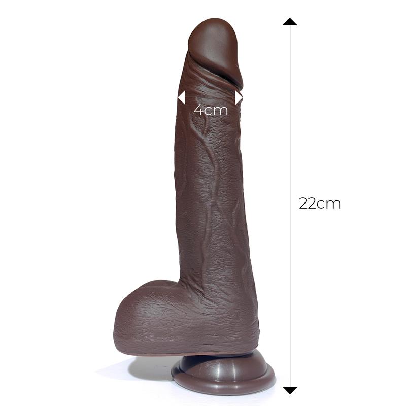 CENTAURO Severo Realistic Turbo Shaking Dildo Thrusting, 360º Rotation Remote Control Heat Effect