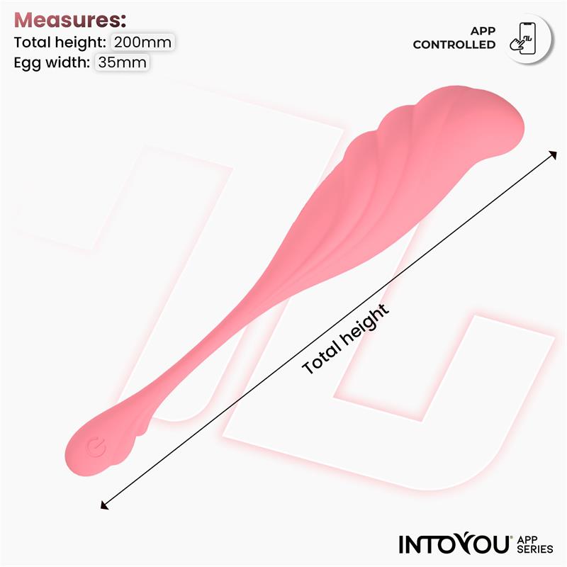 INTOYOU APP SERIES Vibrating Egg with Waving and APP USB