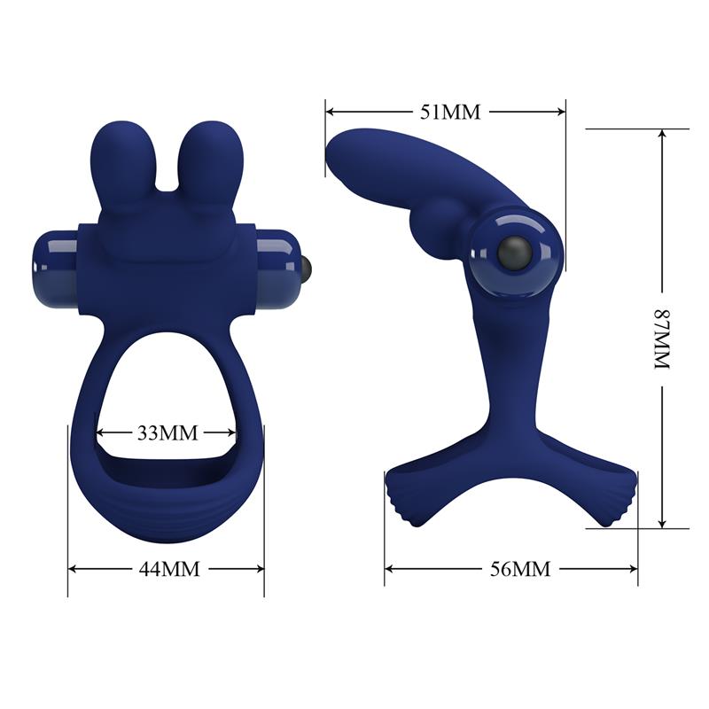 PRETTYLOVE Vibrating Penis Ring